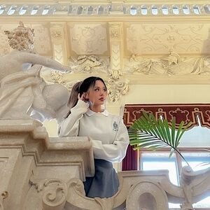 EllandEmm Classic Knit Members Club Almond Milk, XS